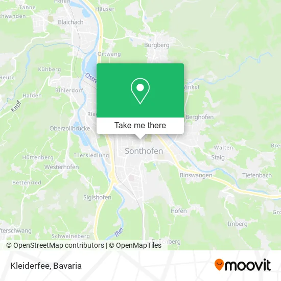 Карта Kleiderfee
