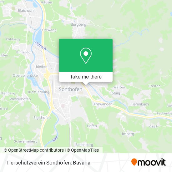 Tierschutzverein Sonthofen map
