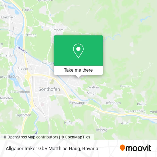 Карта Allgäuer Imker GbR Matthias Haug