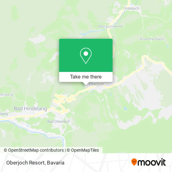 Карта Oberjoch Resort