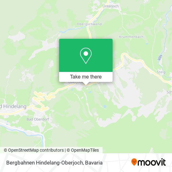 Bergbahnen Hindelang-Oberjoch map