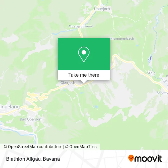 Карта Biathlon Allgäu