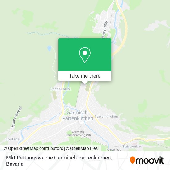 Mkt Rettungswache Garmisch-Partenkirchen map