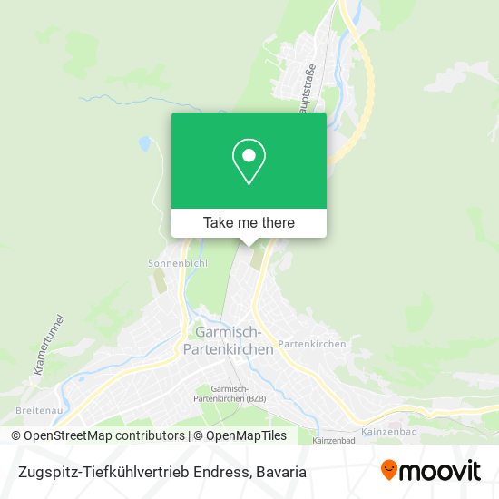 Zugspitz-Tiefkühlvertrieb Endress map