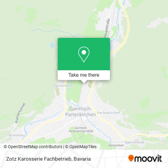 Zotz Karosserie Fachbetrieb map