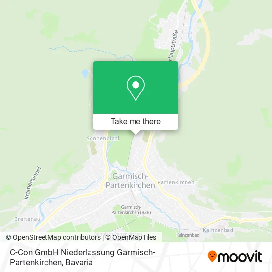 Карта C-Con GmbH Niederlassung Garmisch-Partenkirchen
