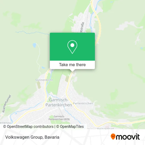 Карта Volkswagen Group