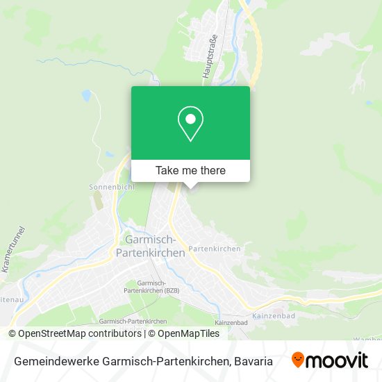 Gemeindewerke Garmisch-Partenkirchen map