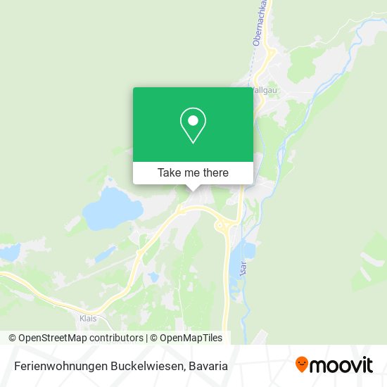 Ferienwohnungen Buckelwiesen map