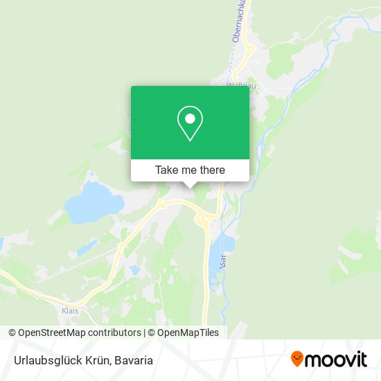 Urlaubsglück Krün map