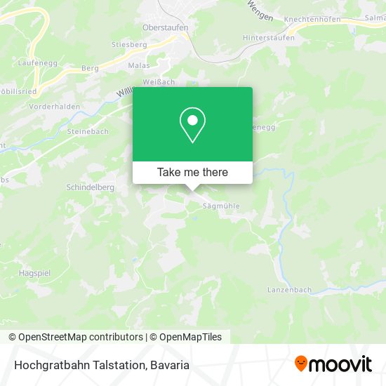 Hochgratbahn Talstation map