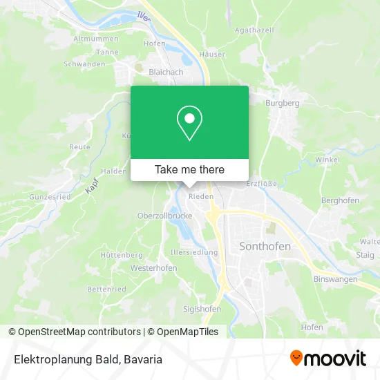 Карта Elektroplanung Bald