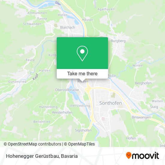 Hohenegger Gerüstbau map