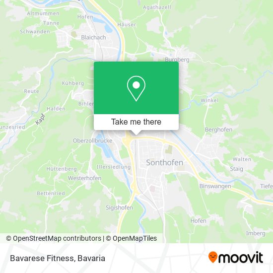 Bavarese Fitness map