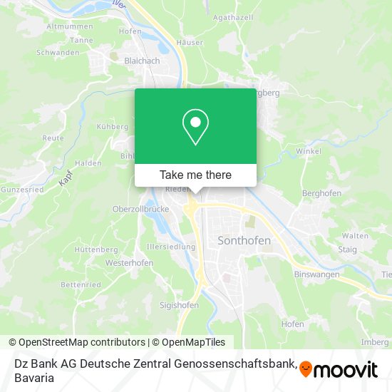 Dz Bank AG Deutsche Zentral Genossenschaftsbank map