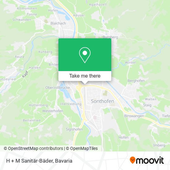 H + M Sanitär-Bäder map