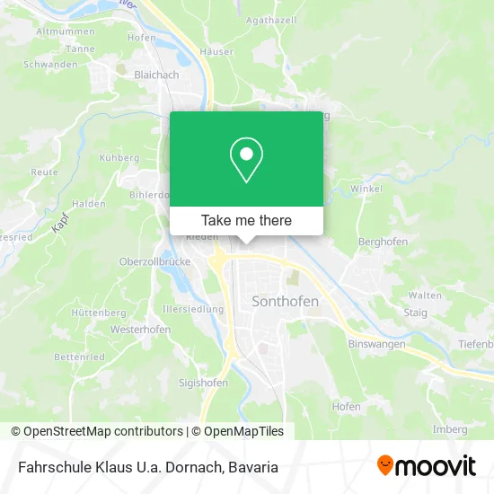Карта Fahrschule Klaus U.a. Dornach