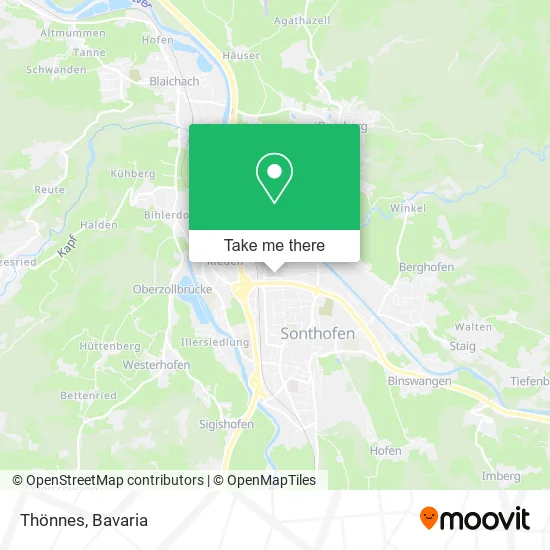 Карта Thönnes