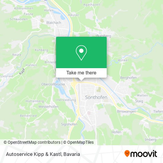 Autoservice Kipp & Kastl map