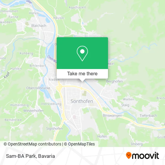Карта Sam-BA Park