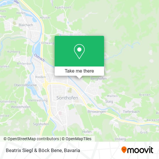 Beatrix Siegl & Böck Bene map