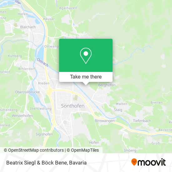 Карта Beatrix Siegl & Böck Bene