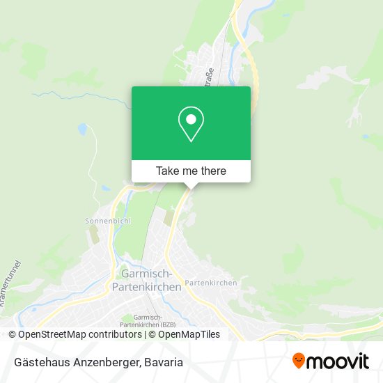 Gästehaus Anzenberger map