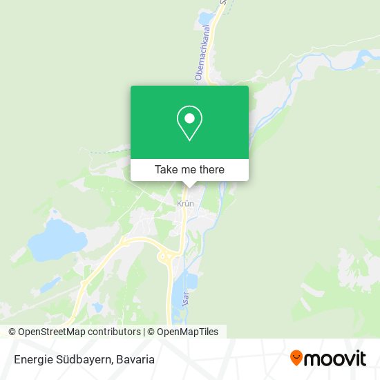 Energie Südbayern map