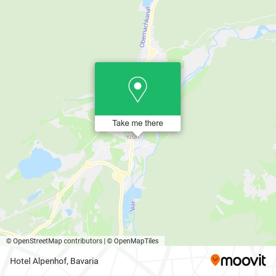 Hotel Alpenhof map