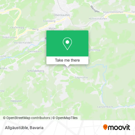 Карта Allgäustüble