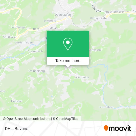 Карта DHL