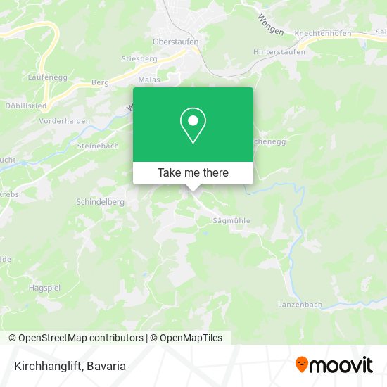 Kirchhanglift map