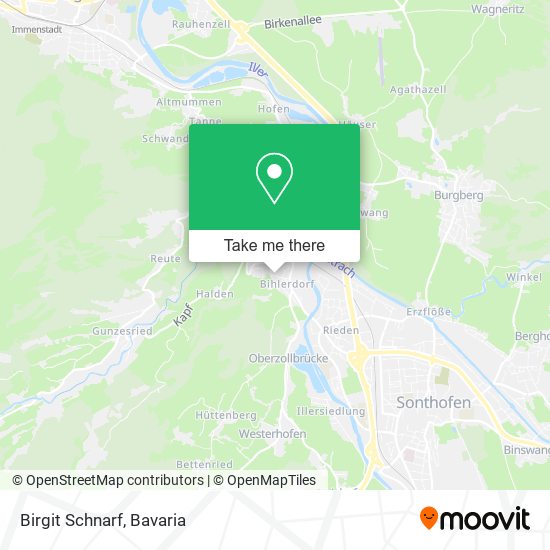 Birgit Schnarf map