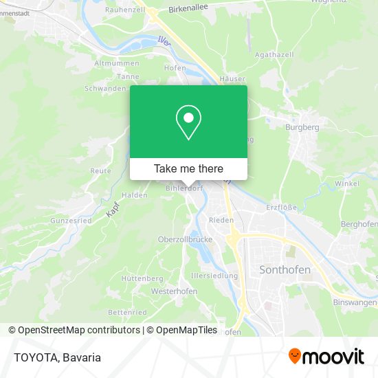 TOYOTA map