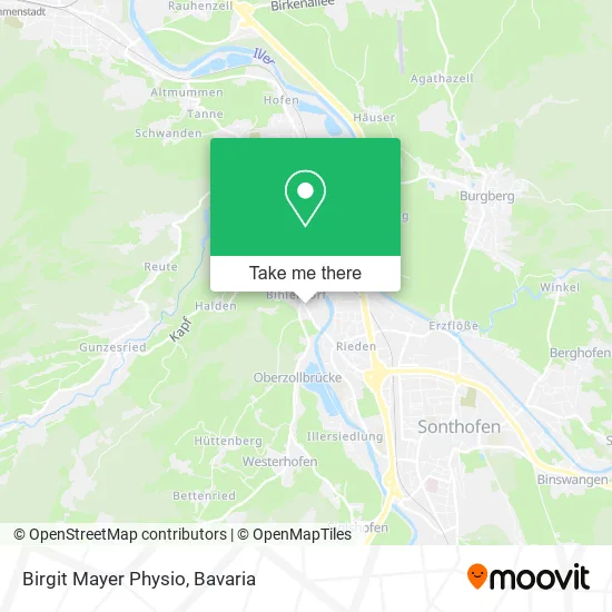 Карта Birgit Mayer Physio