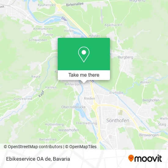 Карта Ebikeservice OA de