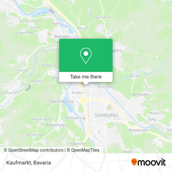 Kaufmarkt map
