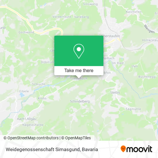 Карта Weidegenossenschaft Simasgund