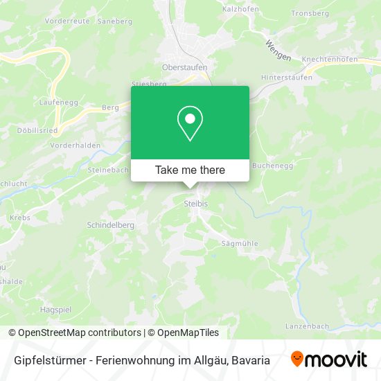 Gipfelstürmer - Ferienwohnung im Allgäu map