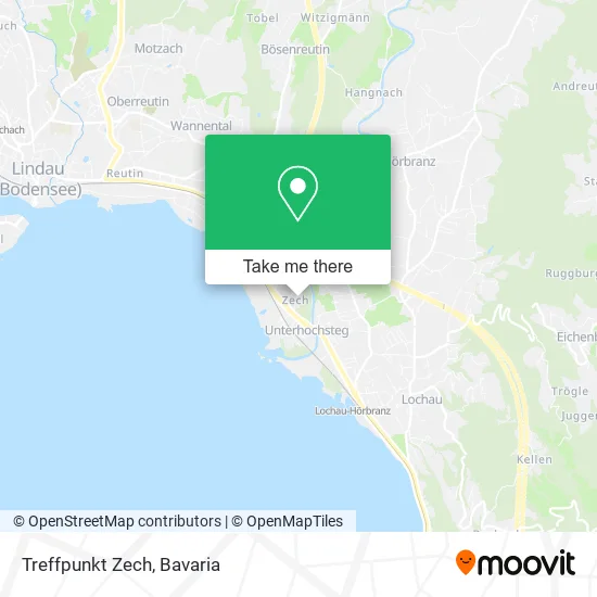Карта Treffpunkt Zech