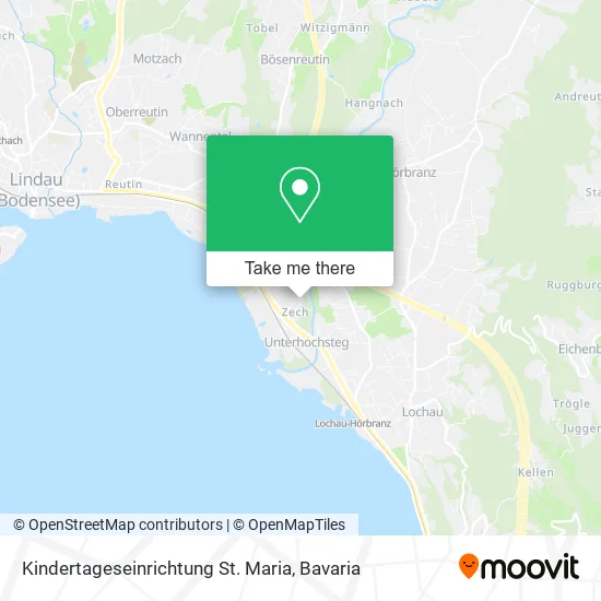 Карта Kindertageseinrichtung St. Maria