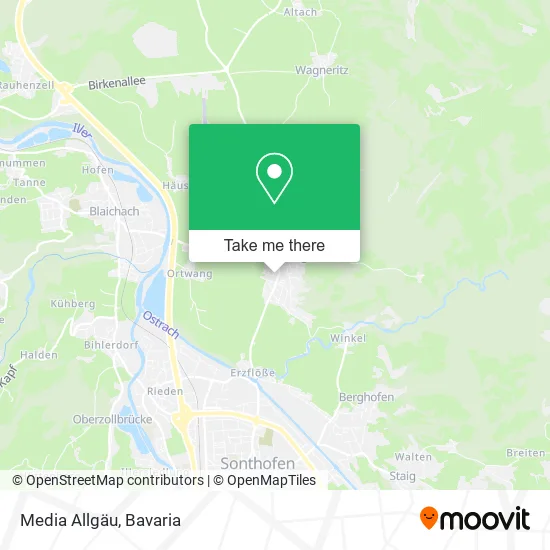 Карта Media Allgäu