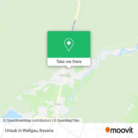 Карта Urlaub in Wallgau