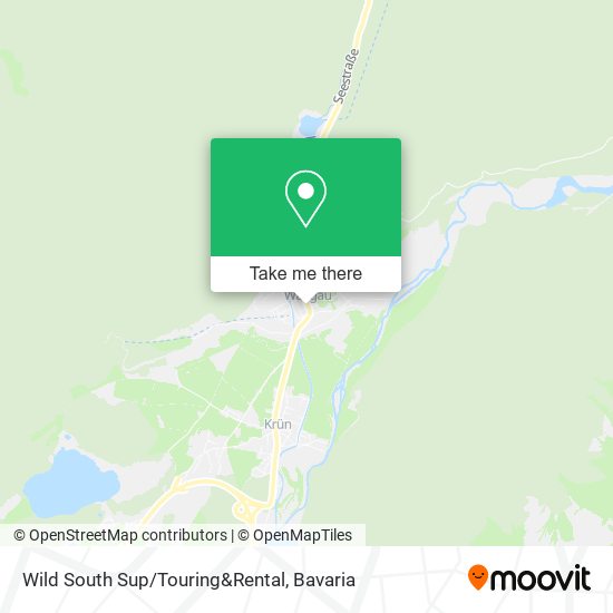 Wild South Sup/Touring&Rental map