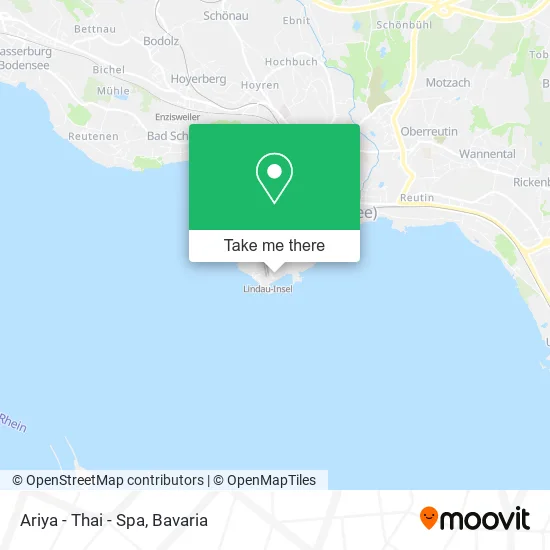 Карта Ariya - Thai - Spa