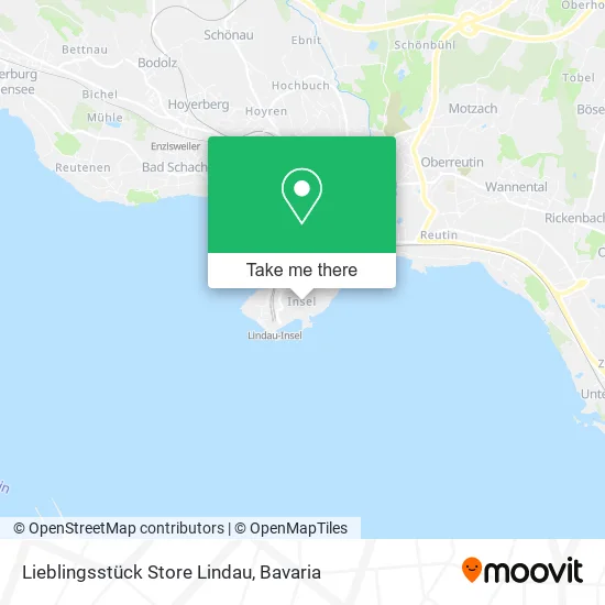 Карта Lieblingsstück Store Lindau