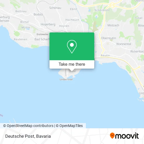 Карта Deutsche Post