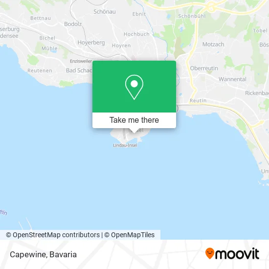 Карта Capewine