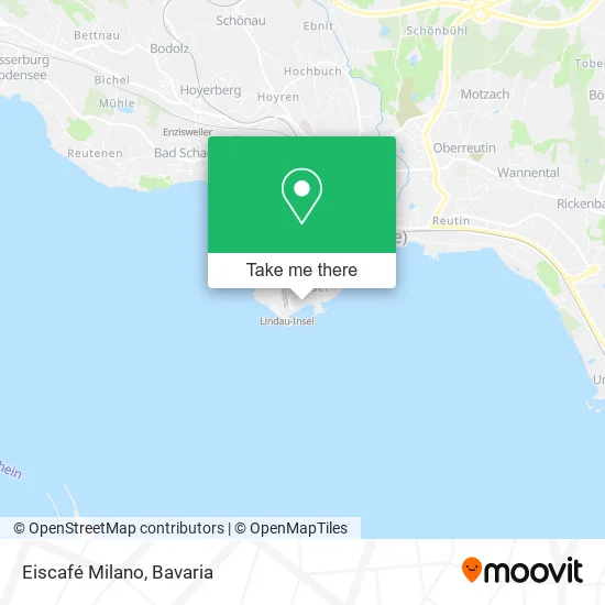 Карта Eiscafé Milano