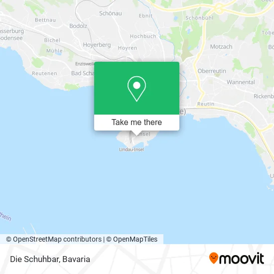 Карта Die Schuhbar